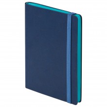 Ежедневник Portobello Trend, Blue ocean, недатированный, синий/аква