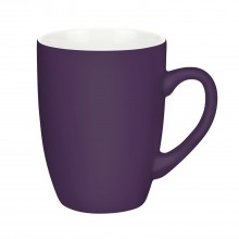 Керамическая кружка Alba 350 ml, soft-touch, фиолетовая