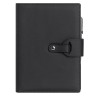 Ежедневник-портфолио Passage, черный, обложка soft touch, недатированный кремовый блок, подарочная коробка