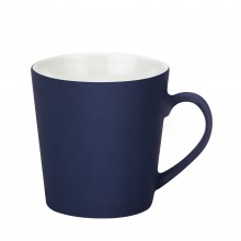 Керамическая кружка Sole, 350 ml, soft-touch, синяя