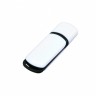 USB - накопитель прямоугольной классической формы с цветными вставками