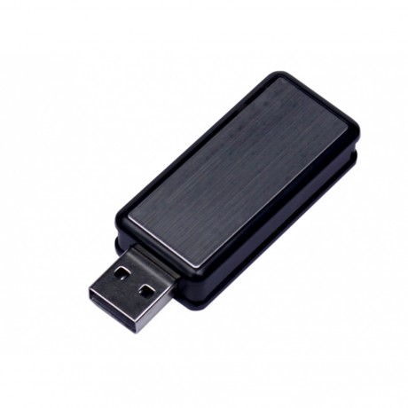 USB - накопитель промо прямоугольной формы, выдвижной механизм