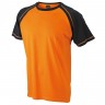 Футболка Raglan-T orange/black