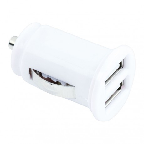 Двойное мини автомобильное зарядное устройство с двумя USB выходами