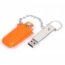 USB - накопитель массивный корпус с кожаным чехлом