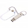 USB - накопитель массивный корпус с кожаным чехлом