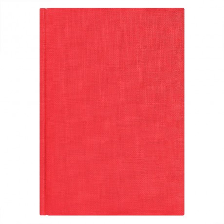 Ежедневник недатированный City Flax 145х205 мм, без календаря, красный