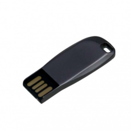 USB - накопитель с мини чипом, компактный дизайн с овальным отверстием