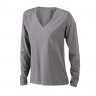 Ladies' Stretch V-Shirt Long-Sleeved