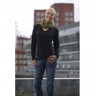 Ladies' Stretch V-Shirt Long-Sleeved