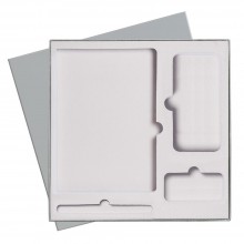 ПОДАРОЧНАЯ КОРОБКА под ЗУ (Grand, Imperio, Forte, Сosmo, Benz Plus, Bond Plus)+еж-к+ручка, серая, 280*280 мм