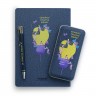 Внешний аккумулятор, Tweed PB, 10000 mah, синий, подарочная упаковка с блистером
